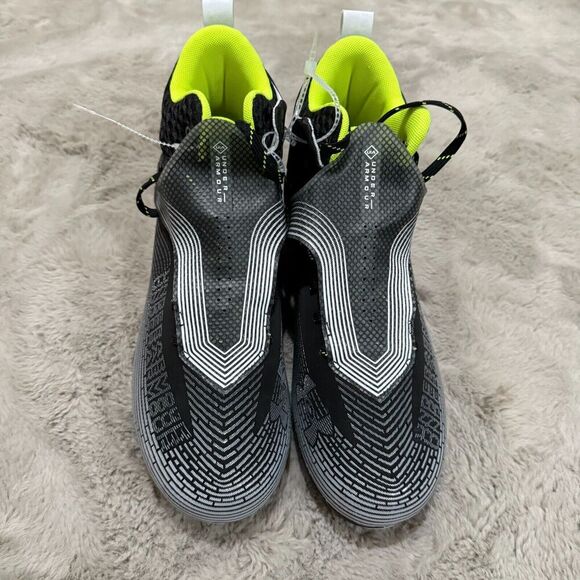 Under Armour MC Highlight Clone Men\'s Football Cleats - Black/White/Volt Size 12 main image 9